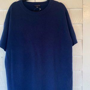 NWT J. Crew Elbow-Sleeve Classic Navy Sweater-Dress